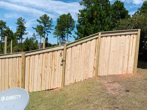 Wood Privacy Fences for Only Fences in Carroll County, GA