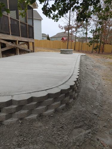 Stair Design & Installation for Phoenix Concrete Services in Zebulon, NC