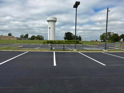 Parking Lot Striping for Ronnies Line Striping in Kenton, OH