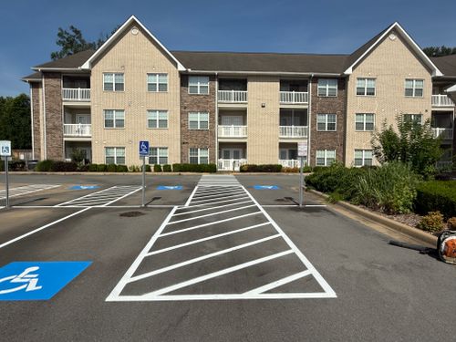Parking Lot Striping for Straight Line Striping in Little Rock, AR