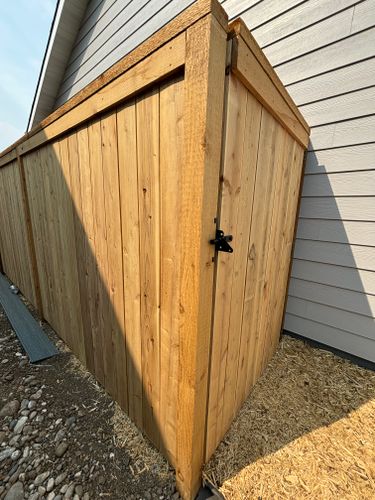 Fence Staining for Grand Painting in Bozeman, MT