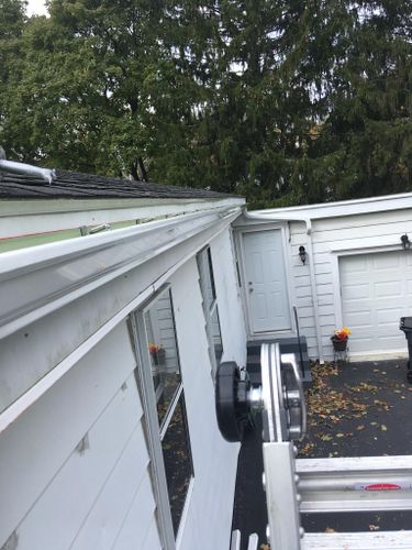 Gutter / Eavestrough Installation for Prestige Construction and Cleaners in Schenectady, NY