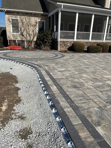 Patio Design & Construction for Broker Post Ground Crew in Sussex County, DE