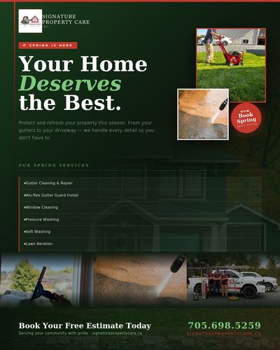 Pressure Washing for Signature Property Care Inc. in Greater Sudbury, ON