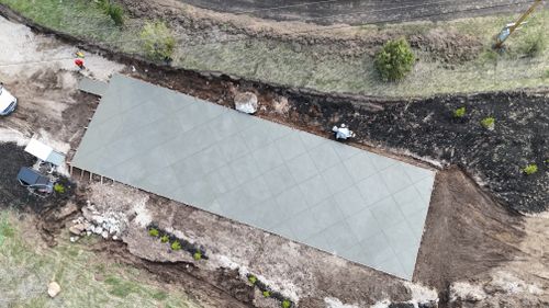 Concrete Slab Construction for B&M Concrete LLC in Longmont, CO