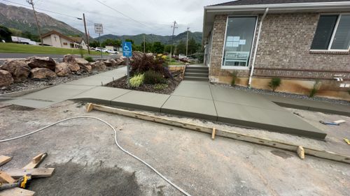 Concrete Slab Construction for Paskco LLC in Tremonton, UT