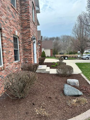 Mulch Installation for Torres Lawn & Landscaping in Valparaiso, IN