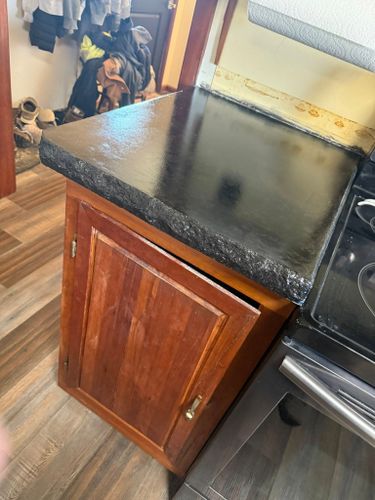Epoxy, Overlay, & Mixed Media Projects for Whitfield Concrete Construction in Solsberry, IN