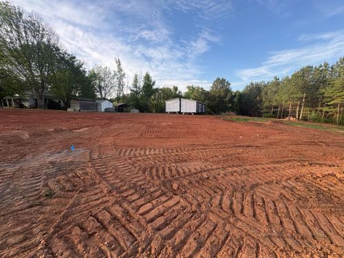 Site Grading for Barnes Backhoe & Grading in Taylorsville, NC