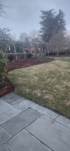 Mulching for Cristians Maintenance and Hardscaping llc in Bedminster, NJ