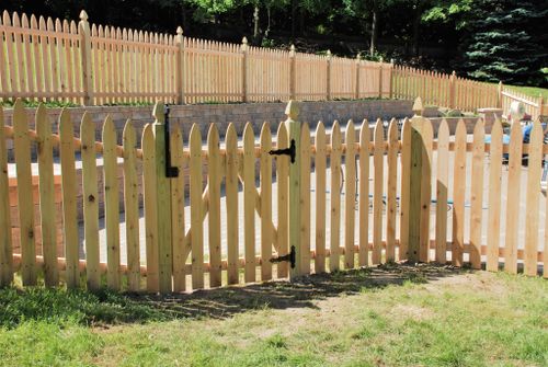Wooden fencing for Wantage Barn and Fence in Wantage, New Jersey