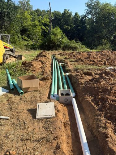 Site Preparation for Boyd Septic & Utility LLC in West Fork, AR
