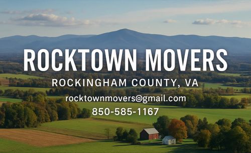  for Rocktown Movers in Harrisonburg, VA