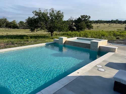 Residential Pool Remodeling for JV Pool & Associates in San Antonio, TX