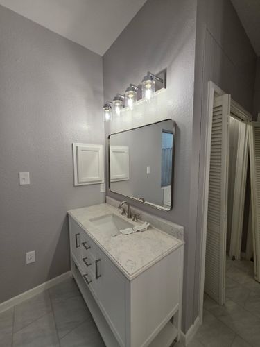 Bathroom Renovation for S&G Construction Co. in Houston, TX