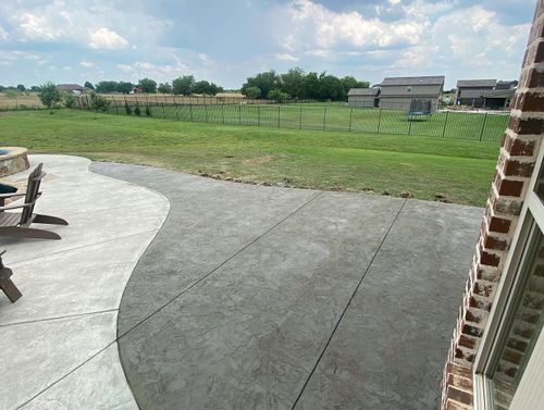 Patios for G2 Custom Concrete in Dallas, TX