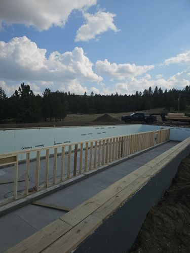 Concrete work for Blue Mountain Construction in Roundup, MT