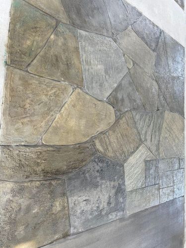 Full Depth Custom Carved Concrete for Whitfield Concrete Construction in Solsberry, IN