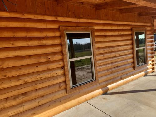 Log Replacement for Moss Construction in Longview, TX