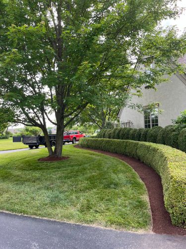 Mulch Installation for Elevate Landscape & Hardscape in West Jefferson, OH