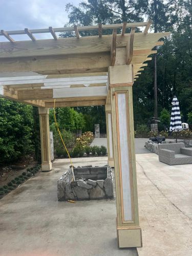 Pergolas for Cisne's LLC in Charleston, SC