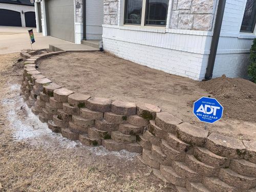 Hardscape Installation for Three Angels Lawncare in Rogers, AR