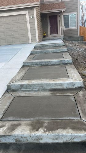 Sidewalk Installation for Co Custom Concrete and Overlays in Colorado Springs, CO