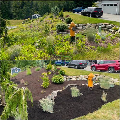 Mulch Installation for Golovin Property Services LLC in Marysville, WA