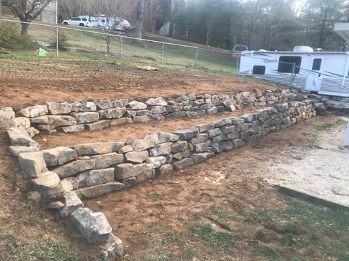 Retaining Walls  for Elias Grading and Hauling in Black Mountain, NC