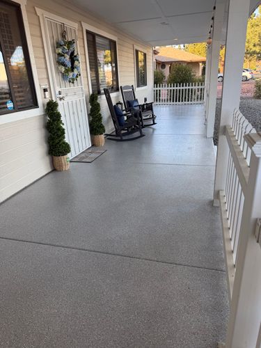 Polyaspartic Patio Coatings for PRYME EPOXY LLC in Mayer, AZ