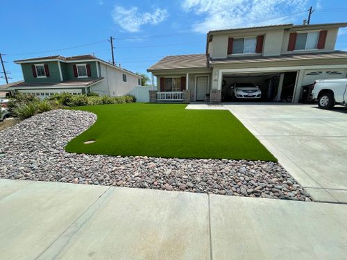 Artificial Turf Installation for Aidan Jade Landscaping in Riverside County, CA