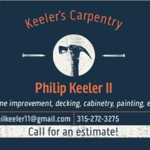 for Keeler’s Carpentry in Dolgeville, NY