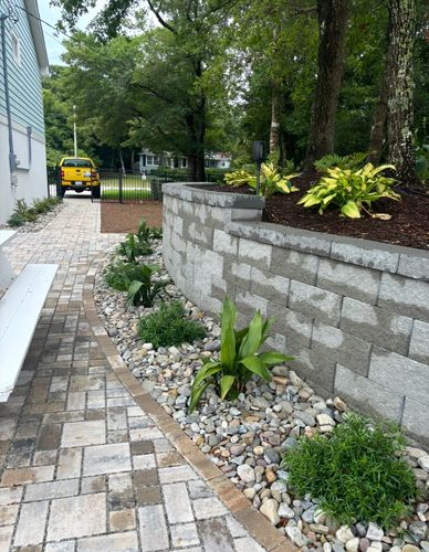 Landscaping for JND Transformation Landscapes & Hardscapes LLC in Cedar Point, NC
