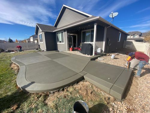 Concrete Slab Construction for B&M Concrete LLC in Longmont, CO