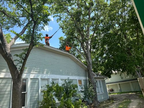 Mowing for Allen Lawn Care in Taylor, Texas