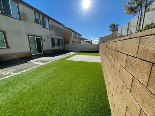 Artificial Turf Installation for Aidan Jade Landscaping in Riverside County, CA