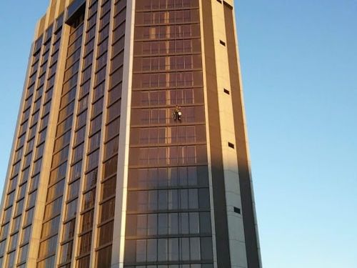 High Rise Window Cleaning for Sunlight Building Services in Birmingham, AL