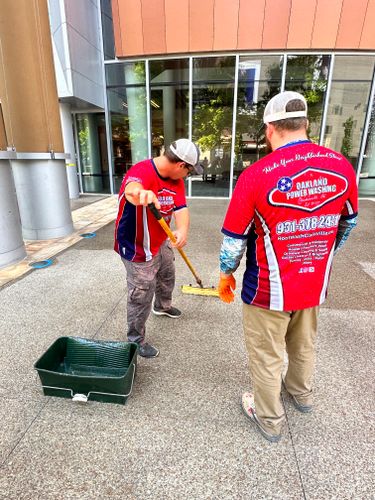 Aggregate Cleaning & Sealing for Oakland Power Washing in Clarksville, TN