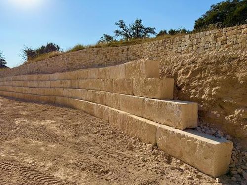 Retaining walls for KO Excavation LLC in Spring Branch, TX