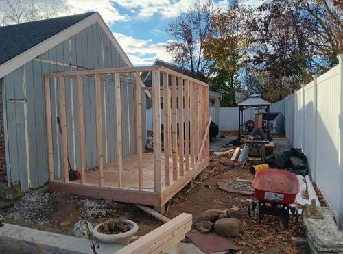 Deck Construction for Tuplin and Sons  in Braintree, MA