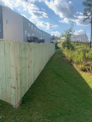 Wooden Fencing for Alpine Fence in Dahlonega, GA