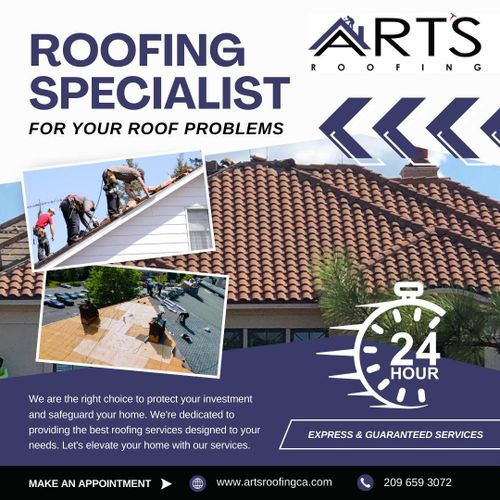  for Art’s Roofing Inc in Stockton, CA