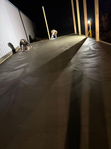 Porches, Patios, & Firepits for Whitfield Concrete Construction in Solsberry, IN