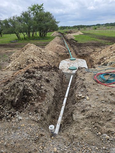 Trenching for Evant Backhoe & Construction in Evant, TX