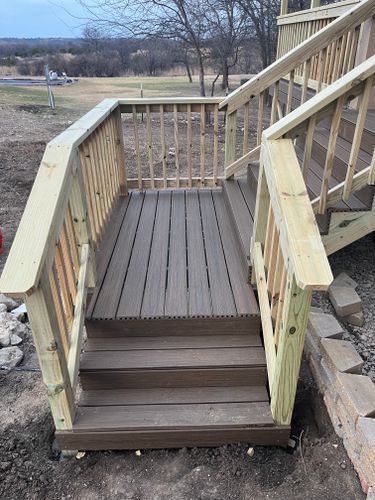 Decks & Handicap Ramps for BAKER Carpentry in Joshua, TX