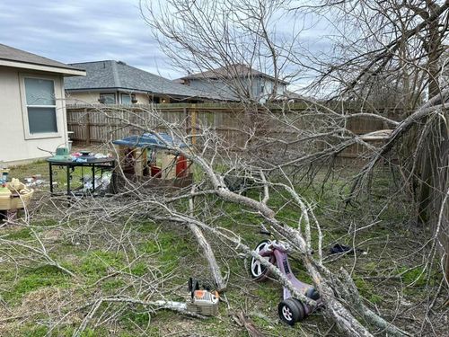 Mowing for Allen Lawn Care in Taylor, Texas