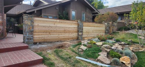 Landscape Installation for Level-Up Masonry in Fountain, CO