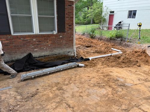 Drain Line Installation for Elias Grading and Hauling in Black Mountain, NC