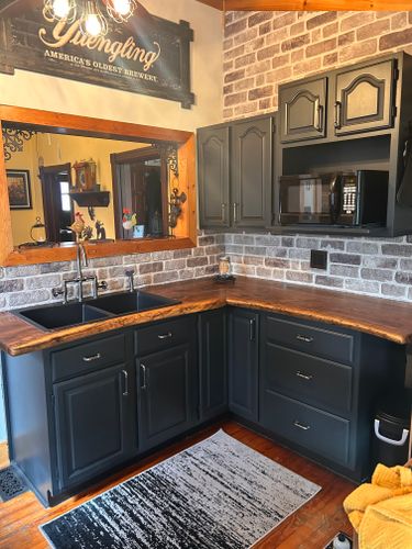 Cabinet Painting for T&T Kitchens in Shamong, NJ