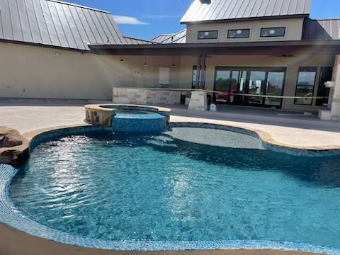 Residential Pool Remodeling for JV Pool & Associates in San Antonio, TX